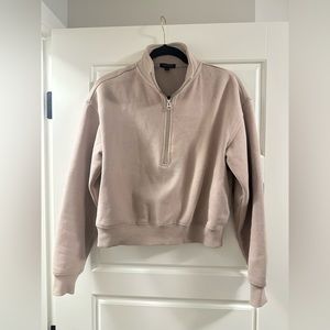 Dynamite, crop 3/4 zip. Size Small.